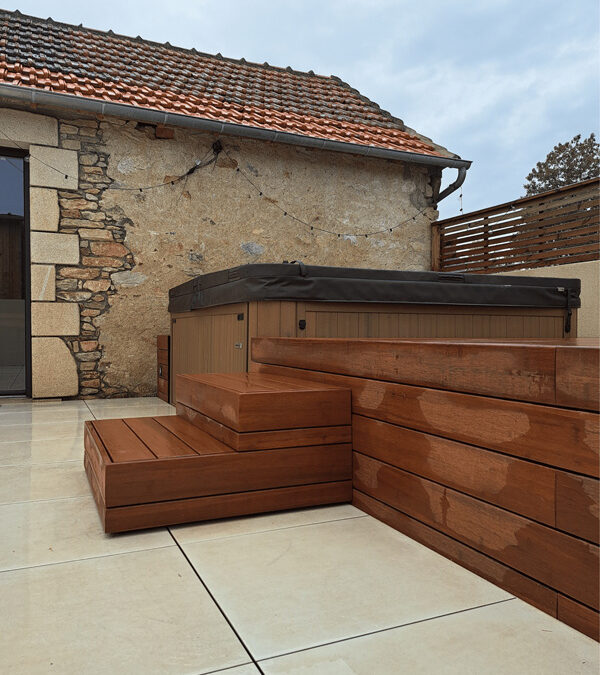 Habillage d’un SPA en bambou à Savenay : une oasis de bien-être